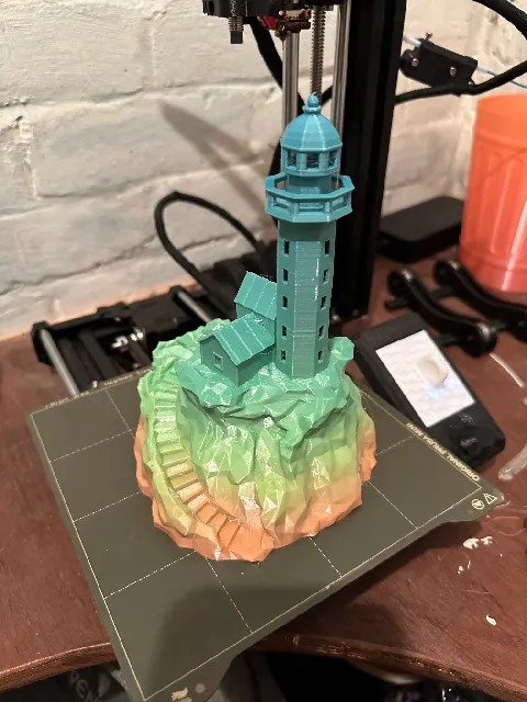 Make of Low Poly Lighthouse by DalekSec | Download free STL model ...