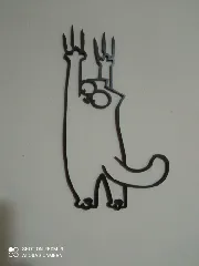 Wall Hanging Cat Decoration Simons Cat