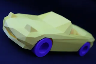 Low-Poly Mazda Miata