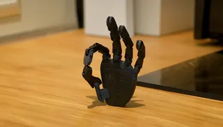 Poseable articulated hand model