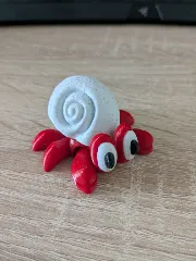 Articulated Cute Hermit Crab