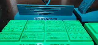 3D Printing Terminology Visual Displays - ready to print files