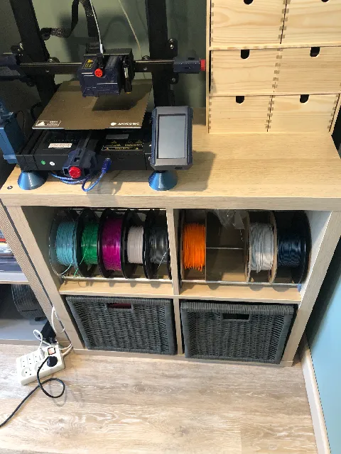 Make of IKEA Kallax Filament Storage Rack by p1way | Download free STL ...