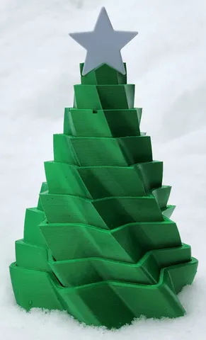 Collapsible Christmas Tree V2.0 by Mike | Download free STL model ...