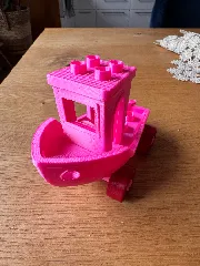 Duplo Benchy car-boat