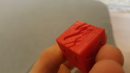 impossible pass through calibration cube | fidget helix by PeliX3D ...