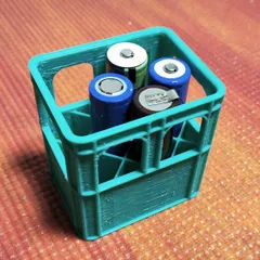 Customizable & stackable beer crate for all types of batteries