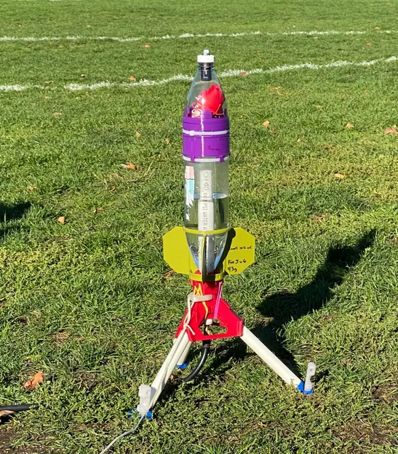 Make of Water Rocket Launcher by Marimo Labs | Download free STL model ...