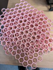 Honeycomb storage wall