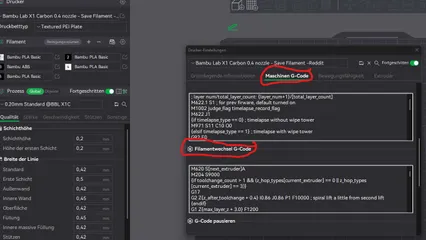 Bambulab Profile for up to 60% purge reduction. by Leon Fisher