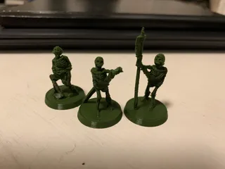 Skeletons! 28mm (No supports needed)