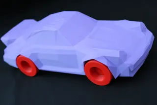 Low-Poly Porsche 911 Turbo