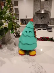 Cute Christmas tree with shoes