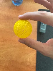 airless ping-pong ball
