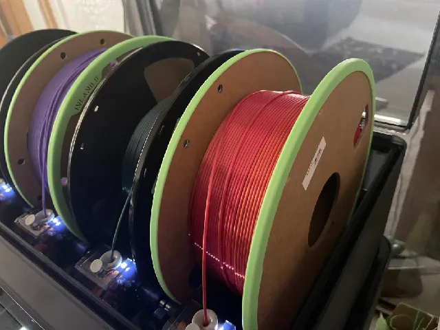 Make of INLAND Bambu Lab AMS Cardboard Spool Adapter Ring by Cody Day ...