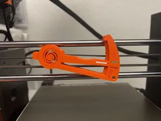Belt tension tester