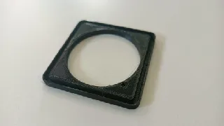 Lens board for 'Baby' Graflex 2x3, Alpax #3 hole