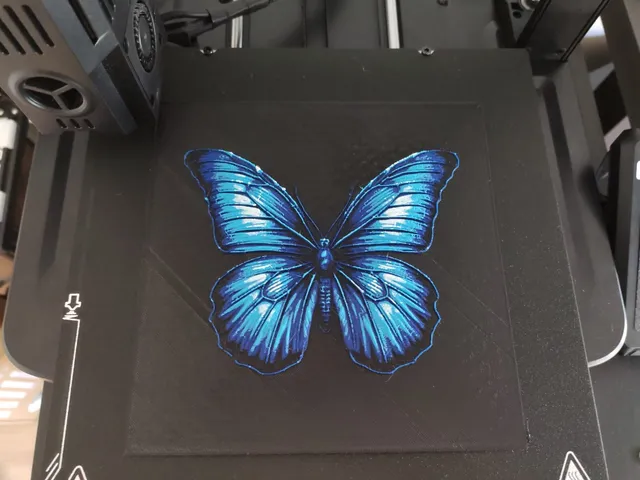 Butterfly HueForge by Additive Atom | Download free STL model ...
