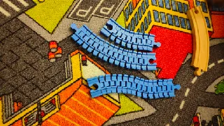 Flexible train track for wooden train - Short & Long