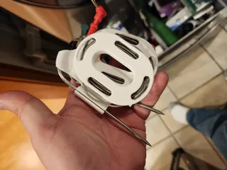 BBQ temperature probe organizer