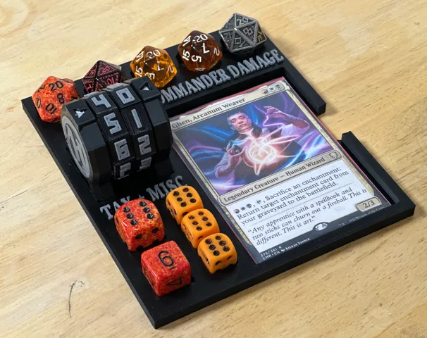 Just Another MTG Commander EDH Tray by TheMakerSphere | Download free ...