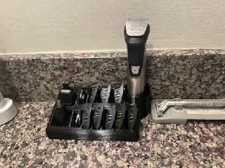 Philips Multigroom 7000 Trimmer + Accessories Organiser (MG7715/65)