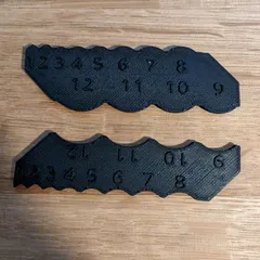 Fillet Radius Finder (Inner/Outer) - Design Reference Ruler 1 to 12mm