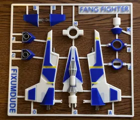 Star Wars Fang Fighter Kit Card