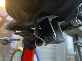 AirTag holder with ziptie