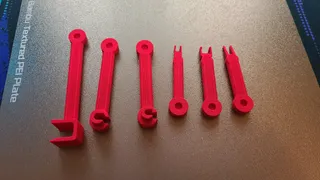 Bambu Tools  - Bambu Lab  Tools - AMS Buffer, AMS HUB PTFE, Power,  Buffer Outlet Fork, Hotend Clip Tools