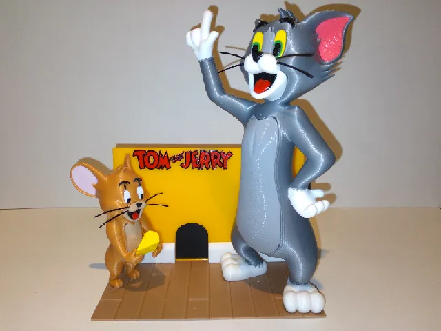 Make of Base for Tom and Jerry by Benoît Lussier | Download free STL ...