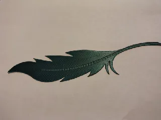 Feather Bookmark