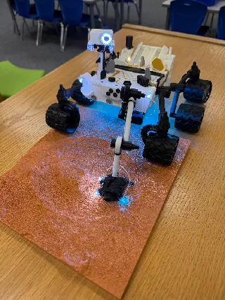Mars Rover: Curiosity (articulated) by eBender | Download free STL ...