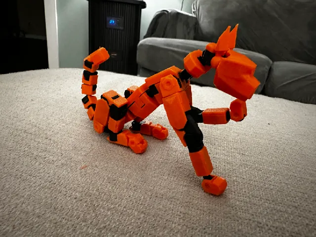 Make of Gyro 7 Printable Jointed Cat by FilamentFiend | Download free ...
