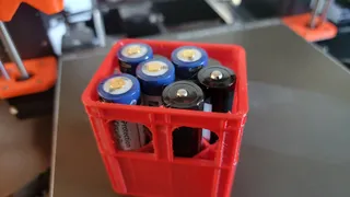 Customizable & stackable beer crate for all types of batteries