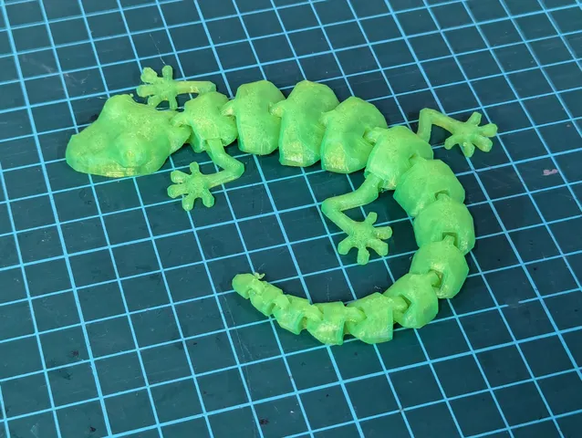 Low Poly Articulated Lizard by HexAxis3D | Download free STL model ...