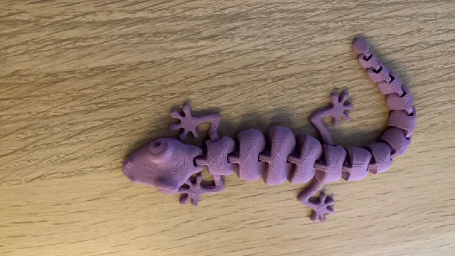 Curled Articulated Lizard by Stetofire | Download free STL model ...