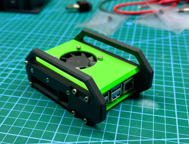 Raspberry Pi 4 Case (V2) by Squirrelbrain | Download free STL model ...