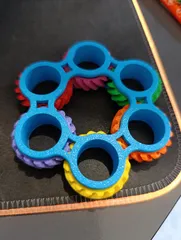 Hexa-Gear Fidget Rings