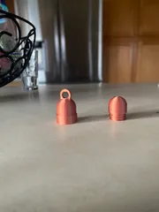 Storage Capsule keychan with "I love you"