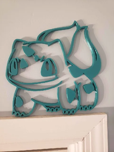 Make of POKEMON Bulbasaur WALL by Sloths3DPrintShop | Download free STL ...