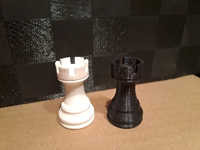 Rook Chess Piece detailed by Kleiner Lateiner | Download free STL model ...