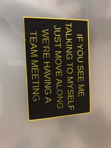 Team Meeting Sign by JayCeeJr | Download free STL model | Printables.com