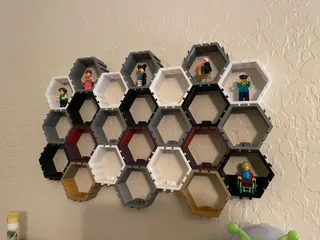 LEGO minifig hexagon (no baseplate needed)