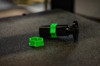 Hex Shaft Spacer Optimized for 3D Printing