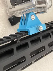 Gopro RIS/picatinny adapter (metric parts, airsoft)