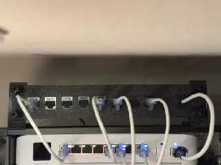 10-inch Keystone Patchpanel x10 ports