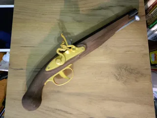 Flintlock Pistol Prop with Functioning Action
