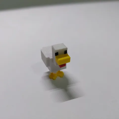 Minecraft chicken multicolor by Madzialke | Download free STL model ...