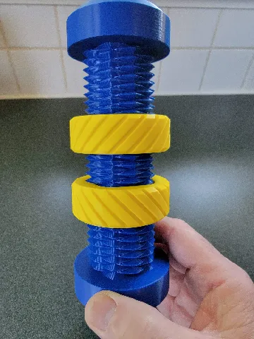 Dual Thread Fidget Toy by ModularManiac | Download free STL model ...